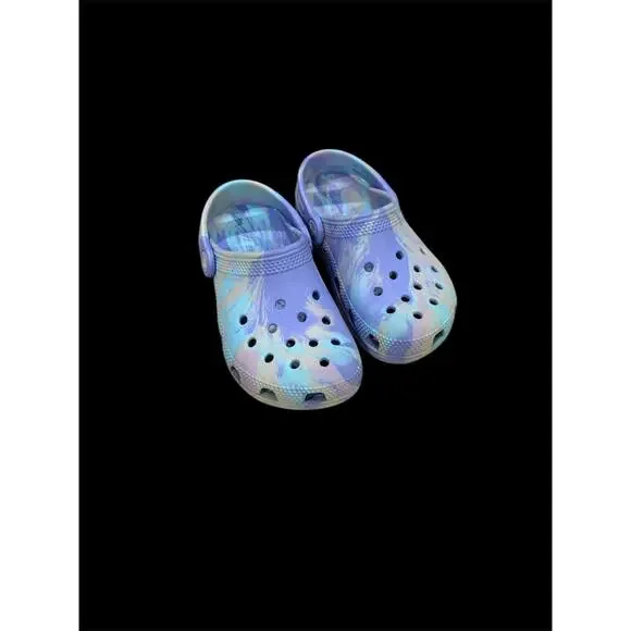 Girls Tie dye 11C Crocs - Picture 2 of 4